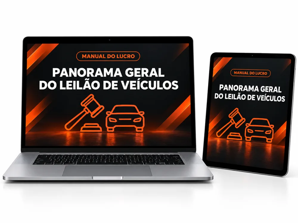 Mockup: Panorama Geral do Leilão de Veículos