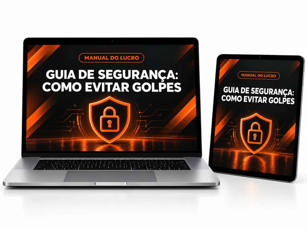 Mockup: Guia de Segurança: Como Evitar Golpes